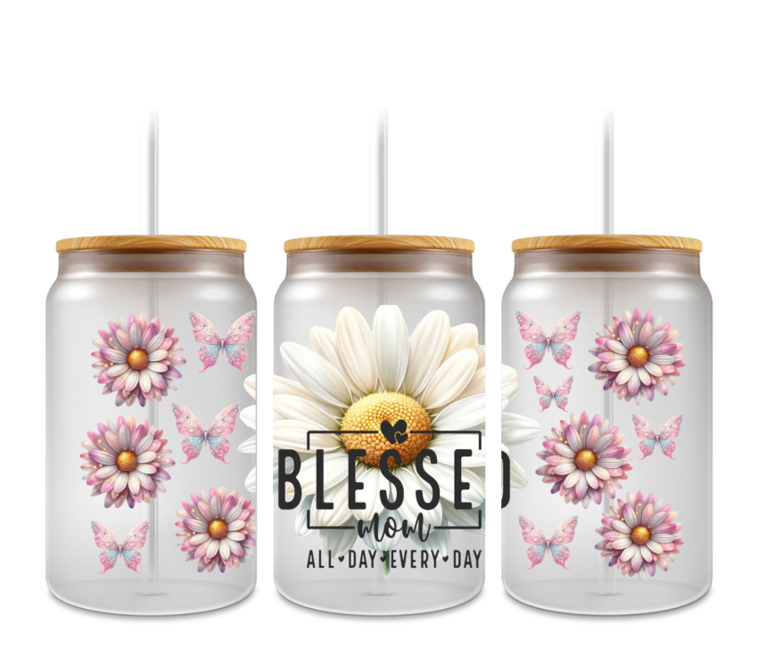 EXCLUSIVE DECAL #11 - BLESSED MOM - HOLOGRAPHIC DECAL