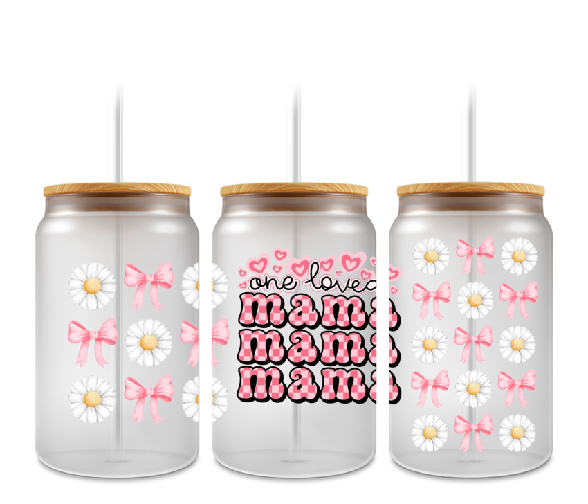 EXCLUSIVE DECAL #24 - ONE LOVED MAMA - HOLOGRAPHIC DECAL